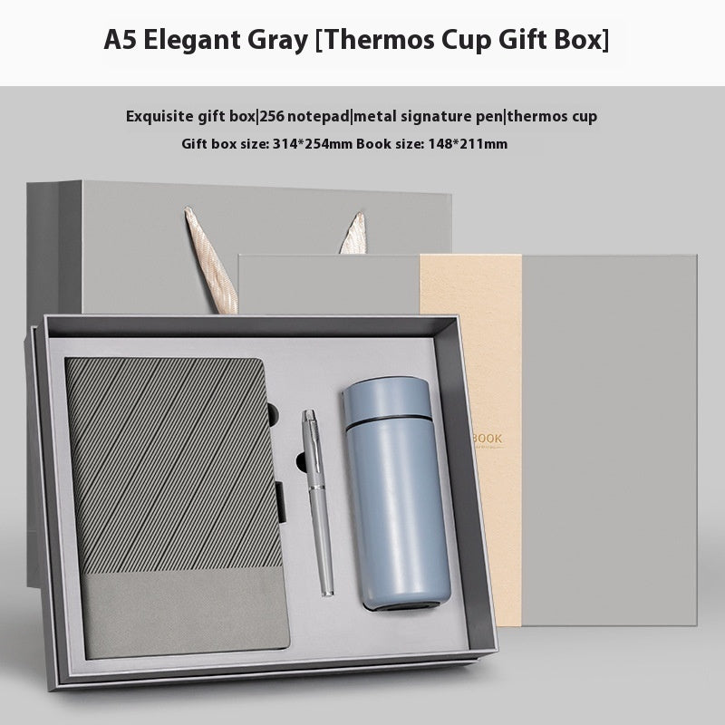 Hochwertiges Buisness Geschenke-SET mit oder ohne Thermobecher in vielen verschiedenen Farben!