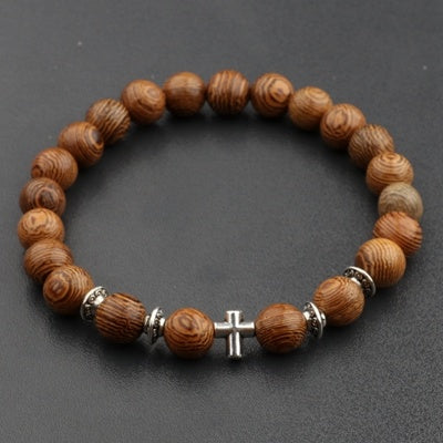 mystische Armbänder Naturholzperlen und Onyx, Lapislazuli, verschiedene Ausführungen