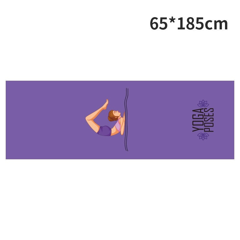 Bedrucktes Yoga-Handtuch, rutschfest und umweltfreundlich und beliebt !