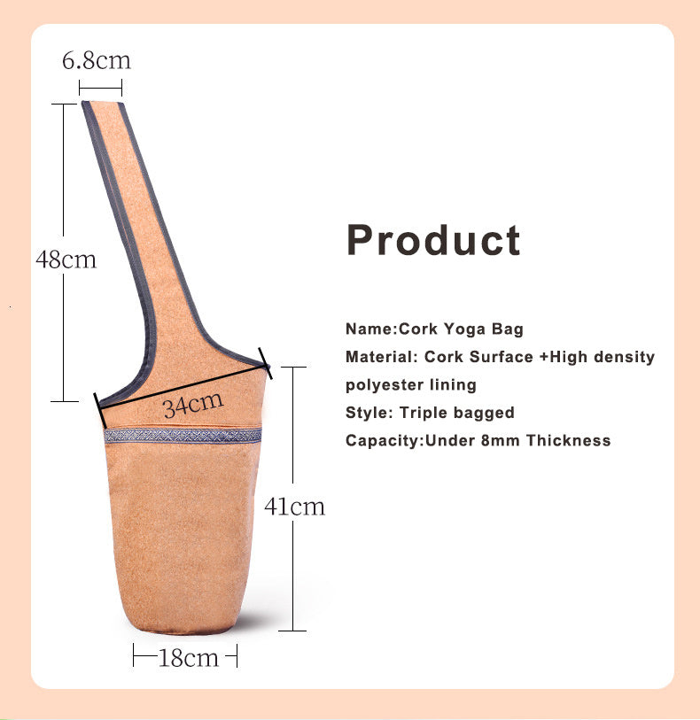 traditionelle Yoga-Tasche aus Kork !