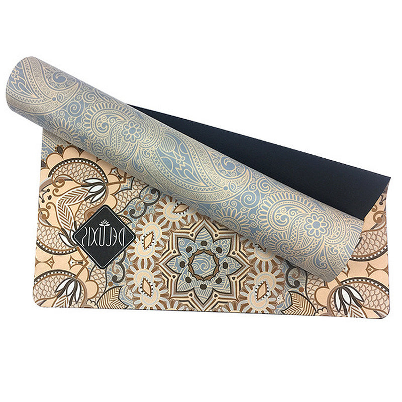 Luxus Yoga-Matte aus Wildleder und Natur-Kautschuk, sehr beliebt !