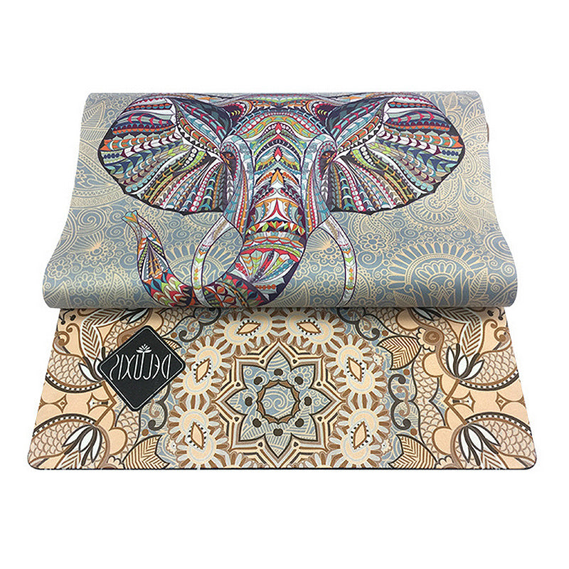 Luxus Yoga-Matte aus Wildleder und Natur-Kautschuk, sehr beliebt !