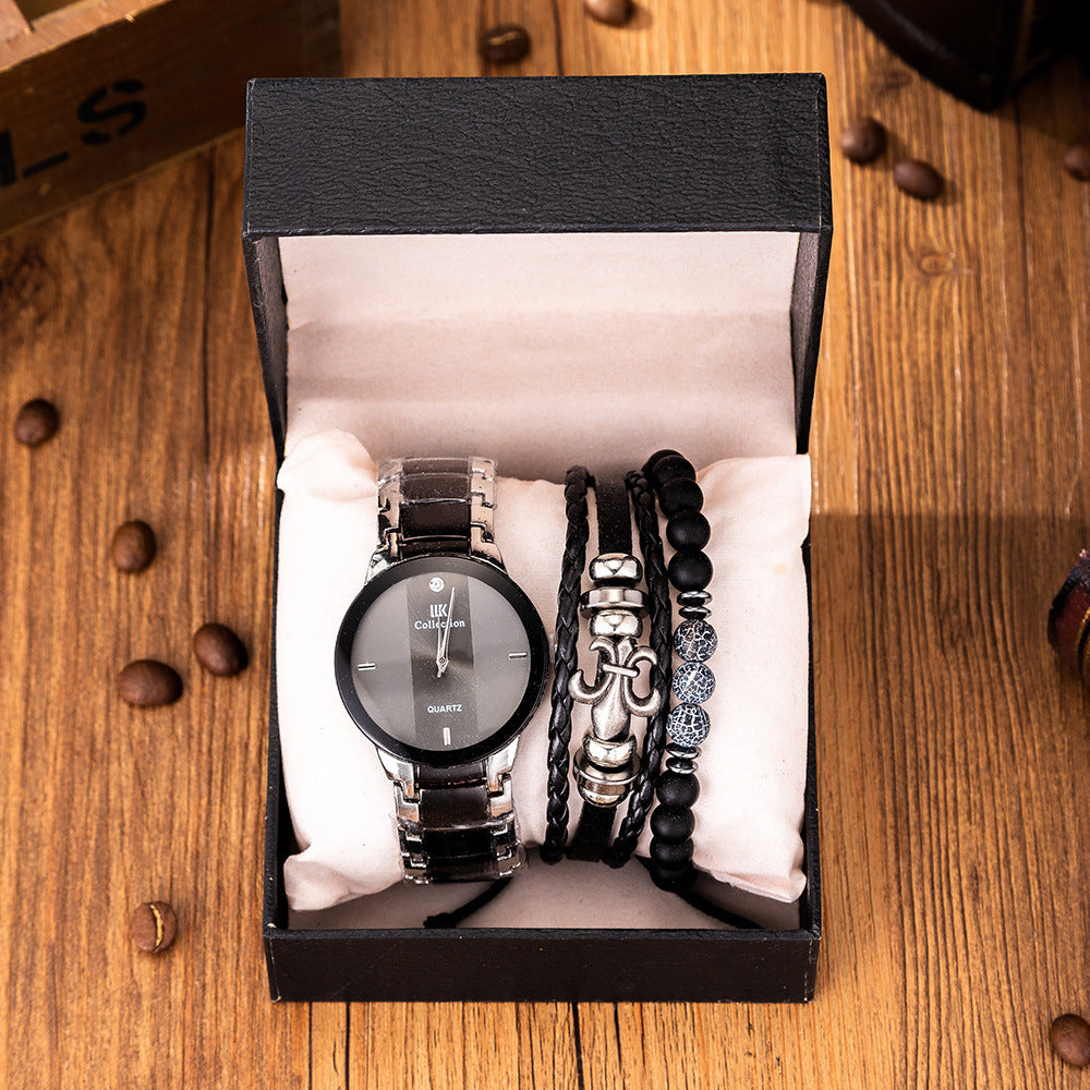 Geschenk Set mit Quartz-Uhr und wunderschönem Armband !