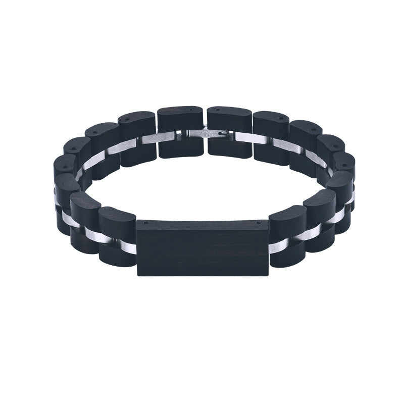 kraftvolles Holz Armband ! Ebenholz, Rotem Sandelholz, Zebra Holz !