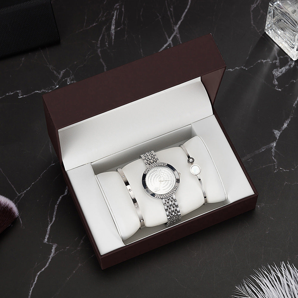 Atmosphärisches Damen-Uhr Geschenke SET in verschiedenen Farben