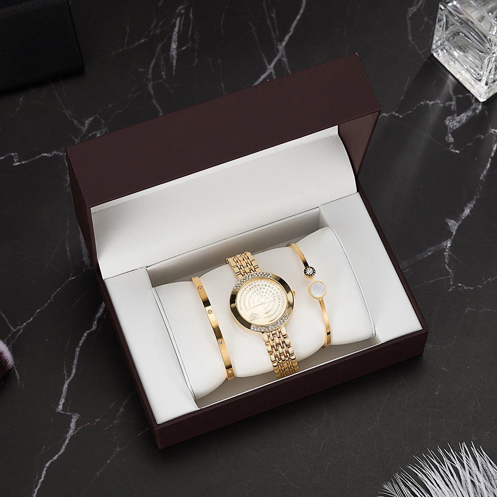 Atmosphärisches Damen-Uhr Geschenke SET in verschiedenen Farben