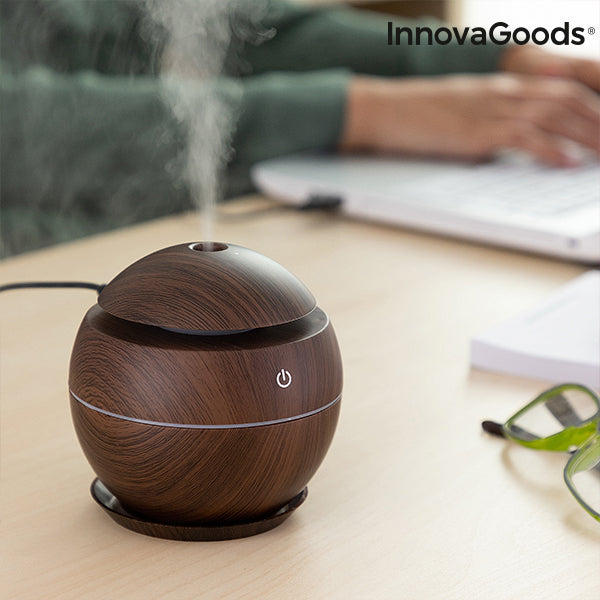 Mini Luftbefeuchter in Farbe: Dark Walnut