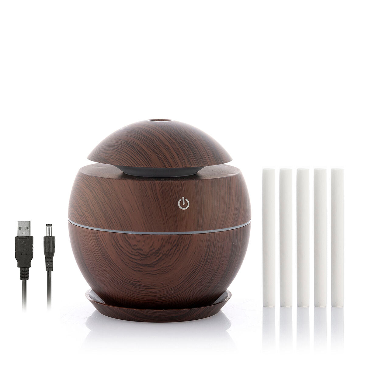 Mini Luftbefeuchter in Farbe: Dark Walnut