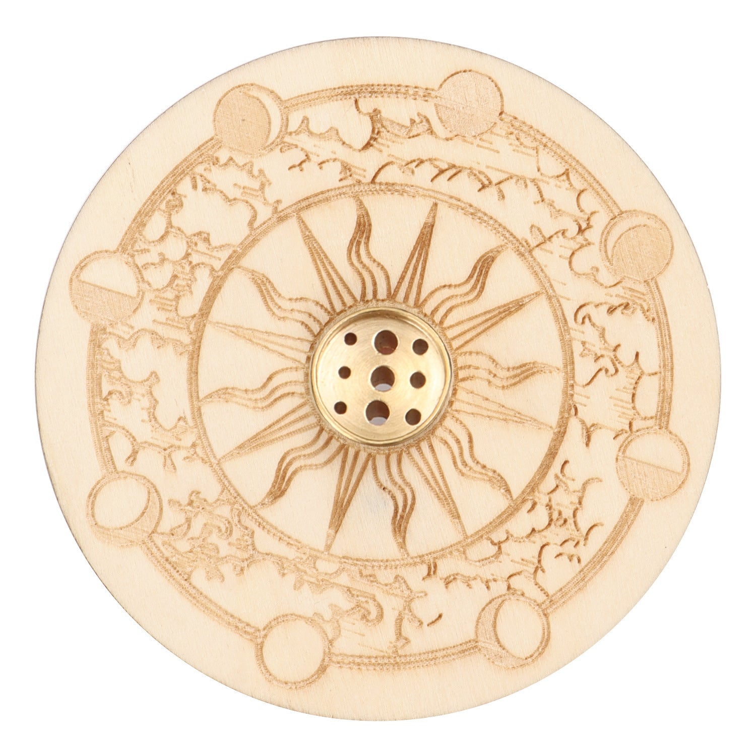 Hölzerner Räucherstäbchenständer in verschiedenen Designs