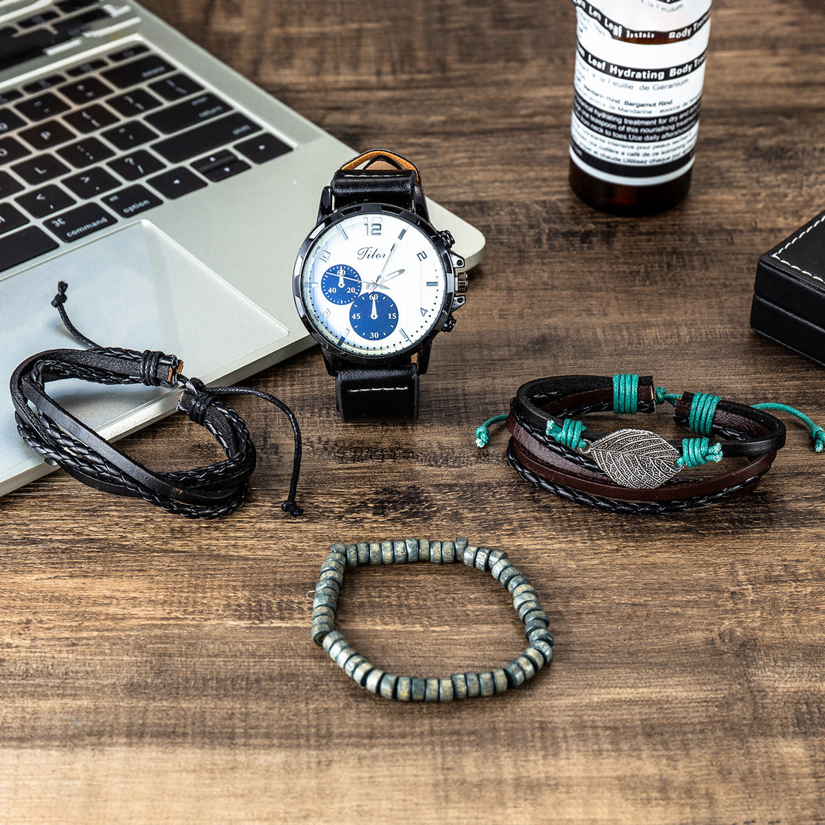 Herren Geschenk-SET wunderschön verpackte Uhr !